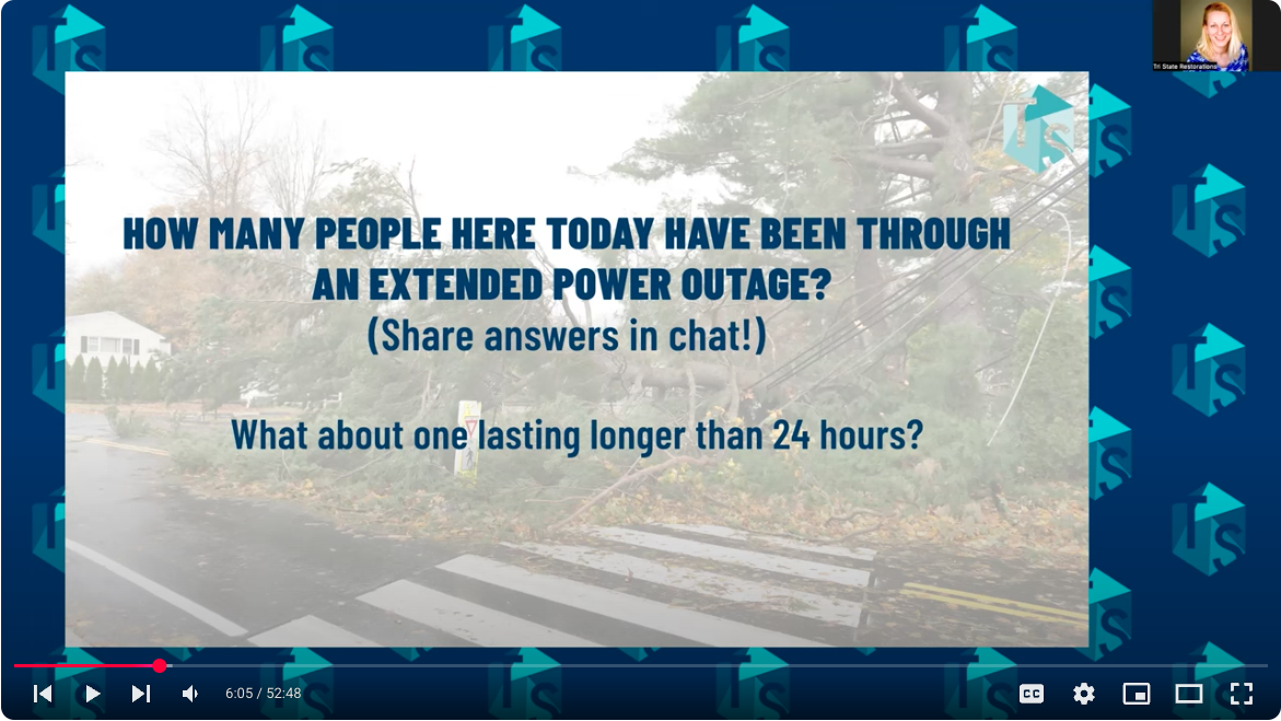 April 30 Virtual Coffee Break: Power Outage Preparedness